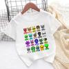 Sprunki Character Game Print Cartoon Cute Kids T Shirt Girls Summer Tops Baby Boys Clothes Children Short Sleeve O-Neck T-shirts