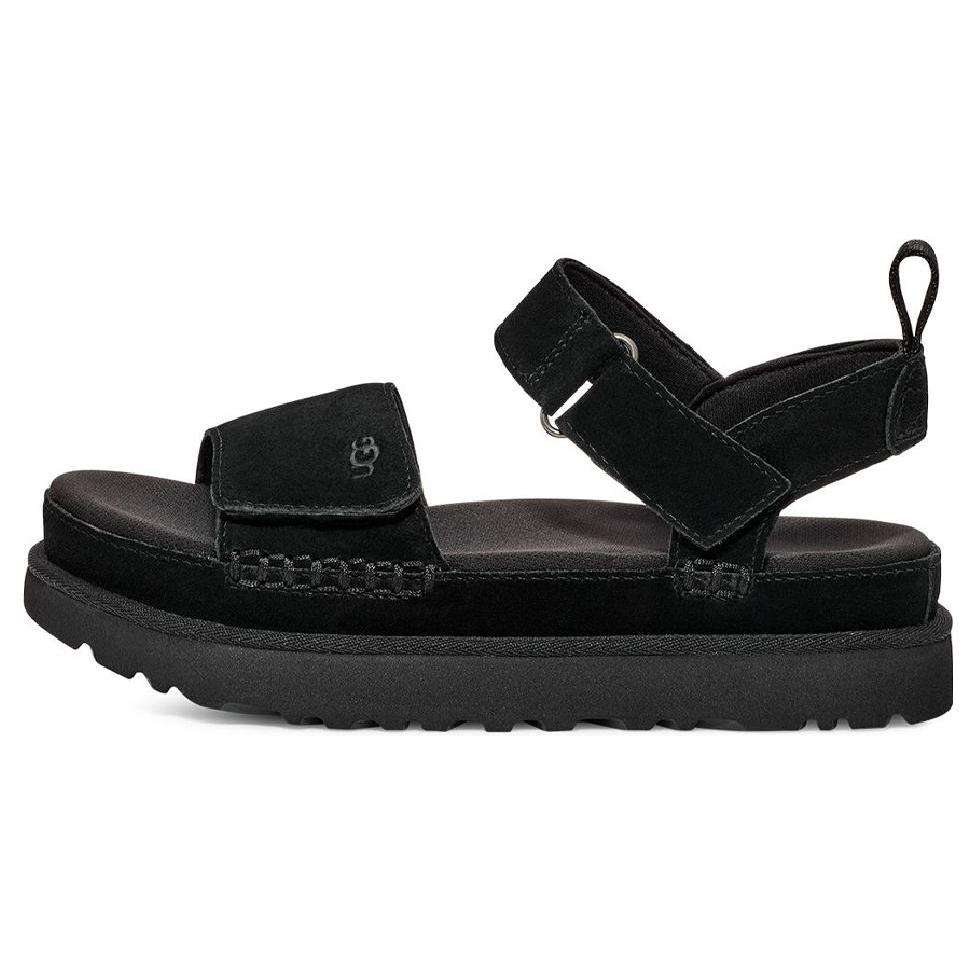 New UGG Goldenstar Platform Sandal Black Women's 1136783-BLK