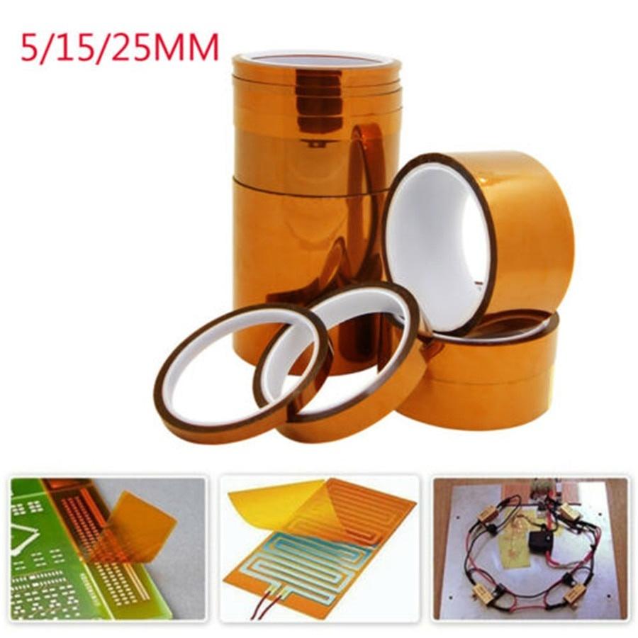5/15/25mm 33m 100ft Kapton Taśma klejąca BGA Wysokotemperaturowy poliimid odporny na ciepło dla przemysłu elektronicznego