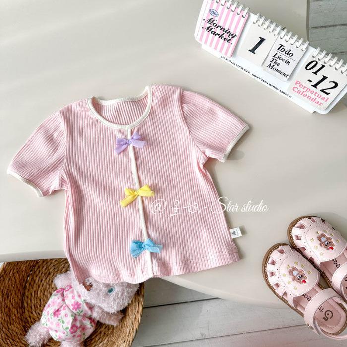 Girls Summer Short Sleeve T Shirt Cute Cartoon Princess Top 90