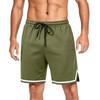 Men's Breathable Mesh Athletic Shorts Lightweight Casual Sportswear with Elastic Waistband and Drawstring for Outdoor Activities and Gym