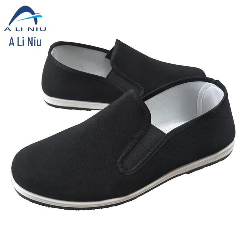 Aliniu AZF70 Men s Traditional Canvas Shoes 38 черного холста