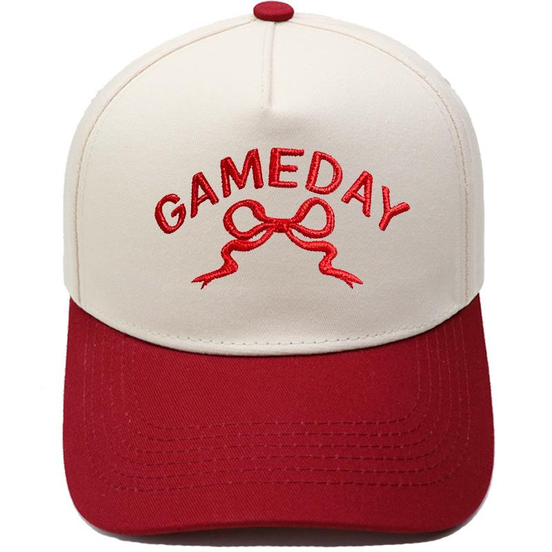 GAMEDAY Truck driver hat three-dimensional embroidery retro color matching baseball cap European and American men's and women's casual hat