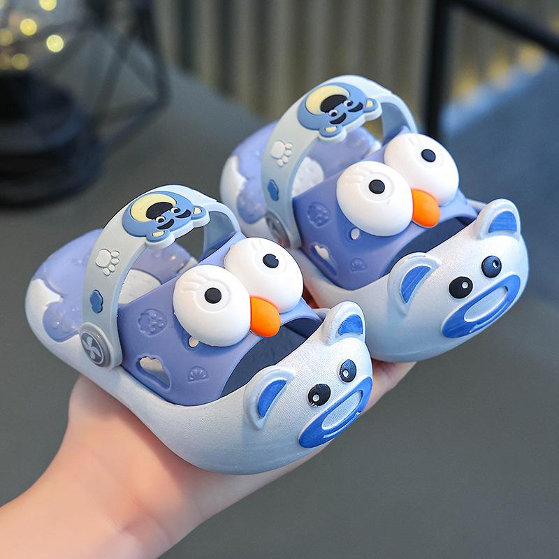 Big Eyed Children's Slippers, Baby Slippers, Sandals Cartoon Children's Summer Outdoor Sandals, Small Children's Shoes