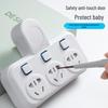 Wireless Multifunctional 2-Pin Plug Strip & Adapter