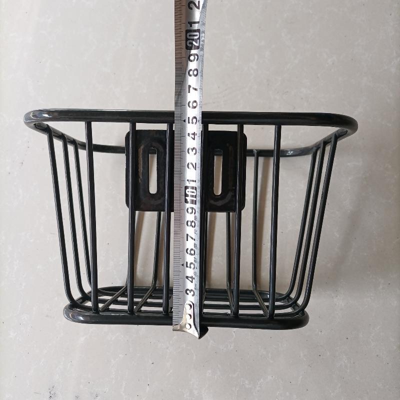 1 Sæt Justerbar Sort Cykel Bagkurv Nem at Installere Cykel Bagkurv Fast Holdbar Metal Mountainbike Kurv