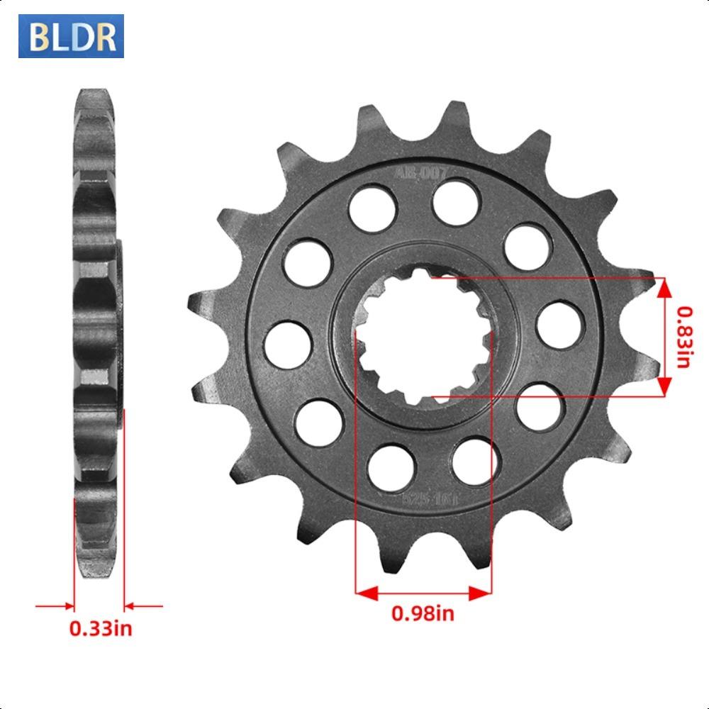 520-43T 520 16T Передняя звезда (звездочка) для мотоцикла Suzuki GSX-R600 GSXR600 2024 front 16T