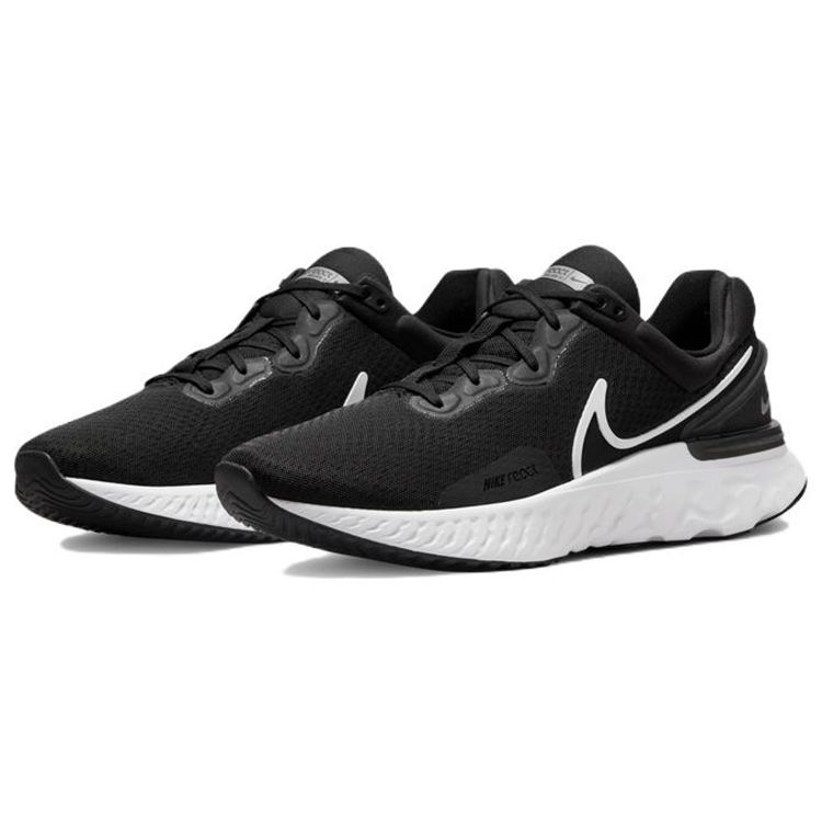Nike React Miler 3 Black White Men Sneakers DD0490-001