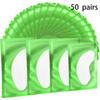 50 paia per confezione Patch per gli occhi sotto gli occhi Forniture per extension ciglia Strumenti per il trucco Linguette per patch per extension ciglia Cuscinetti in gel per baccelli per ciglia