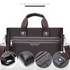 Paper Organizer Business Documents  Bag Large Capacity Laptop Bag PU Leather Briefcase  Stationery