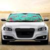 Universal Fit Car Sunshade Front Gear UV Sun Heat Reflector Five-layer Thick Aluminum Foil Summer Cartoon Glass Cover