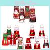 Weihnachts Kreatives Lustiges Wasserdichtes Schürzen-Set Für Küche Kochen Geschenk Für Erwachsene