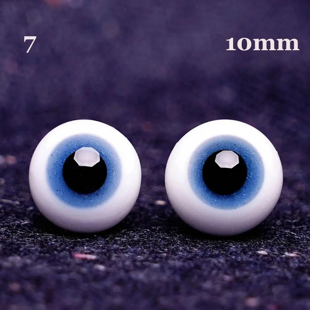 1 Pair Doll Blue Black Glass Eyes Eyeball DIY Doll Making Crafts Accessories Animal Toy Safety Eyes 8mm 10mm 12mm 14mm