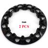 2PCS 4PCS 8-inch ATV Wheel Trim Hub Protection Decor Rim Cap Universal Vehicle All Terrain Wheel Plastic Cover For 8inch Tires