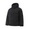 Li Ning CF Suo Solid Color Zipper Versatile Hooded Fashion Casual Down Jacket Men Outerwear AYMV529-4