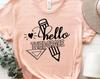 Hello Third Grade Shirt, 3rd Grade Shirt, Back To School T-Shirt, 3rd Grade Teacher Shirt, Team Teacher Shirt, First Day Of School Tee