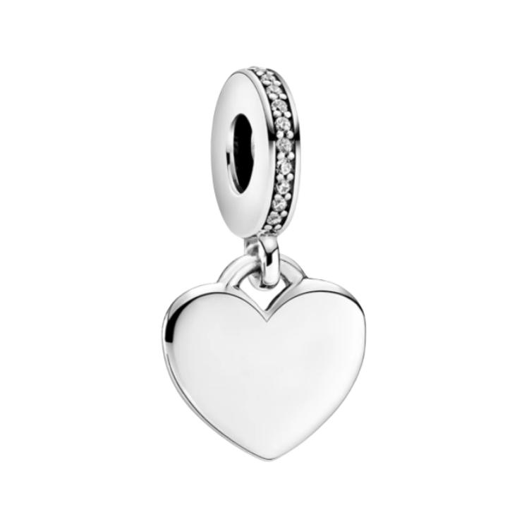 Pandora Heart Design Pendant Women pendants Silver 798761C01 Shopping Bag