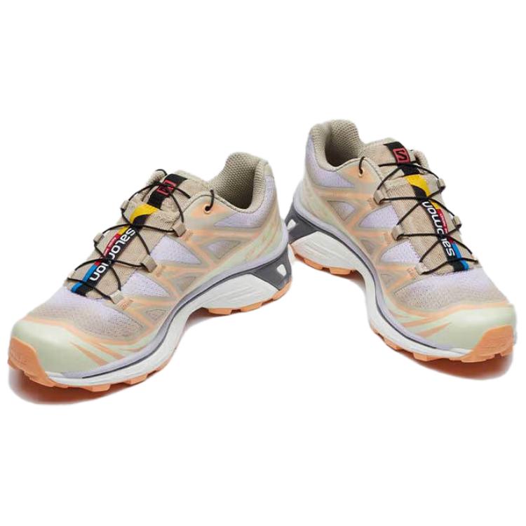 SALOMON XT-6 Skyline Peach Quartz Orchid Petal Herren Sneakers Cremeweiß-Pfeffer L47440500