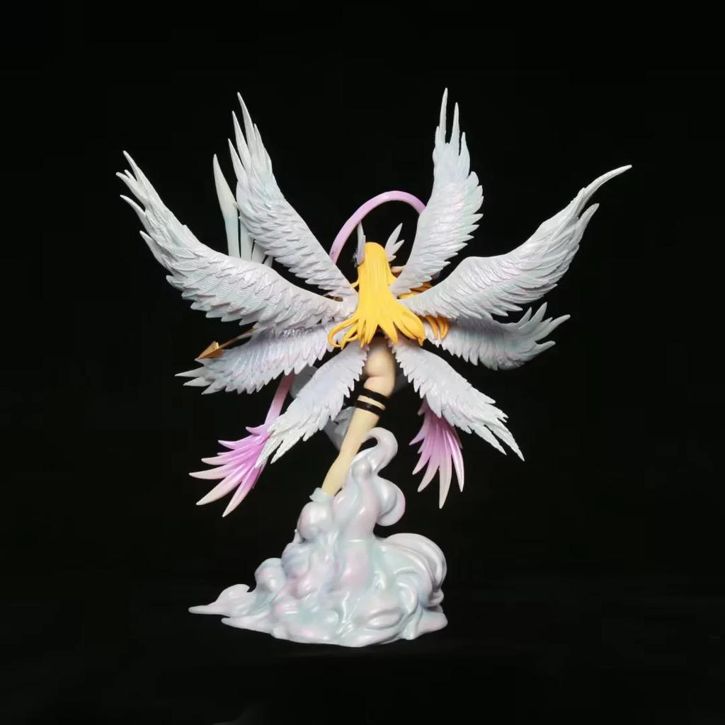 Anime Digimon Monster Adventure Angewomon Actionfigur Modell Spielzeug 26cm