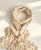 Atmospheric crumpled texture long silk scarf light and thin versatile long scarf high-grade texture affordable decorative yarn