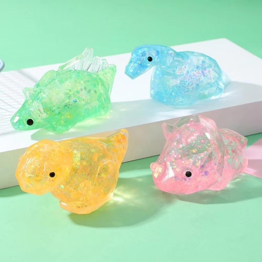 Glitter Squishy Stress Glitter Soothing Texture Slow Rebound Squishy Fidget Stress Ball Sugar Filled Glitter Stress Ball