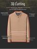 Men's 2025 Winter Fleece-Lined Thickened Sweatshirt with Single-Button Closure