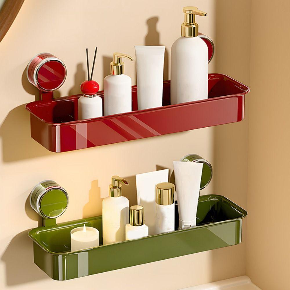 Wall Mounted Shower Storage Rack Draining Cosmetics Storage Rack Toilet Shampoo Holder Bathroom