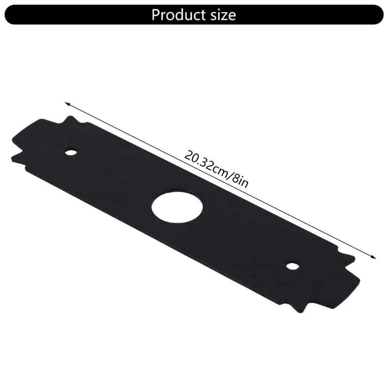 2 Divisions Professional Pruner Replacement Sharpeners 8x2 Foot Untarnished Global Suitable Grass Fringes