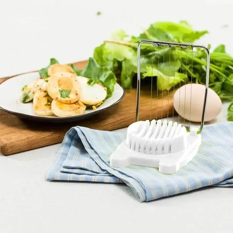 Kitchen Accessories Stainless Steel Egg Slicer Chopper Fruit Salad Egg Slicer Egg Tools Kitchen Tools Egg Opener Chicken