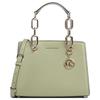 MK Logo Magnetic Closure Pebbled Leather Shoulder Crossbody Bag Women Handbags Green 30S4GCYS1T-378