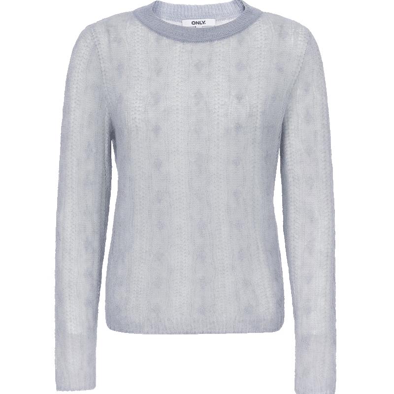 ONLY Women s Layered Look Long Sleeve Knit Sweater S