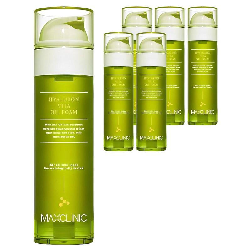 Maxclinic Hyaluronic Vita Oil Foam Cleanser, 110g, 6 pcs