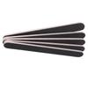 5Pcs Black Round Head Double Sided Nail File  DIY Nail Art Pretreatment Grinding