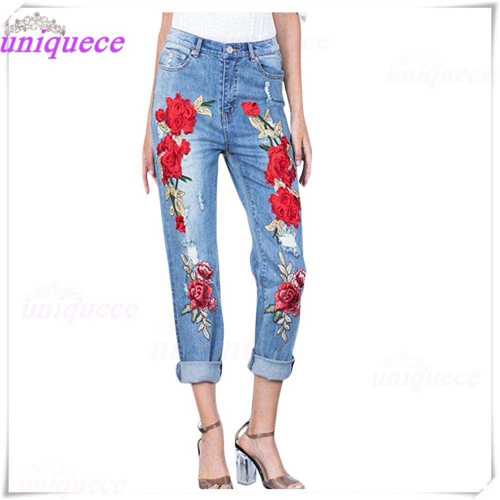 Singularidad de mujeres nueva moda ocio sueltos pantalones vaqueros de las  señoras comprar a buen precio — entrega gratuita, reseñas reales con fotos  — Joom