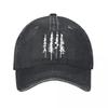 Pine Tree Suede Baseball Cap  New Vintage Washed Baseball Cap