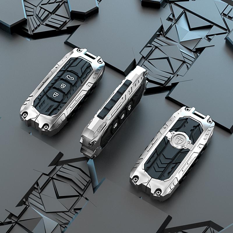 Galvanized Alloy Silicone splicing Car Key Cover Case For Chery Tiggo 8 5 ARRIZO 7 8 PRO MAX OMODA 5C Car Interior Accessories