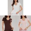 American Style Womens Athletic T Shirt With Moisture Wicking Fabric For Yoga Fitness And Running