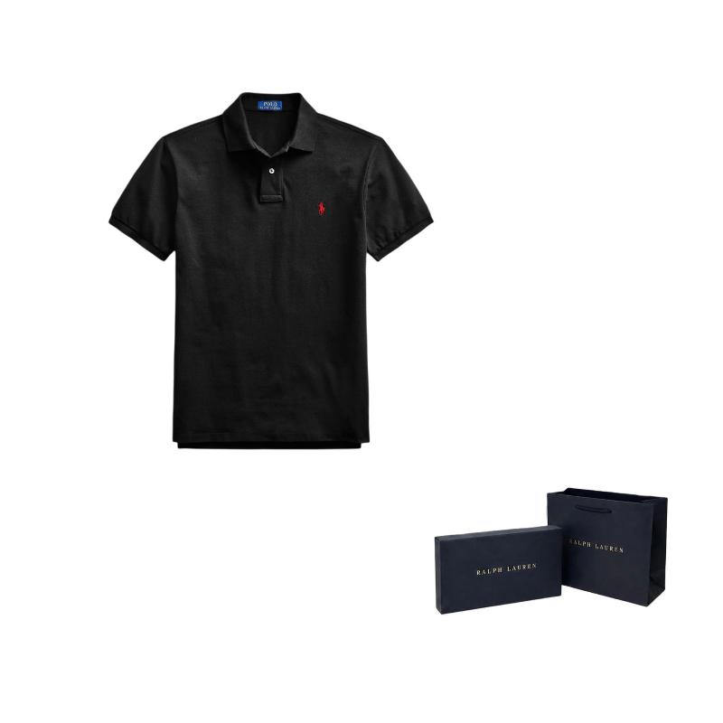 Polo Ralph Lauren Slim Fit Logo Embroidered Short Sleeved Polo Shirt 710795080-006