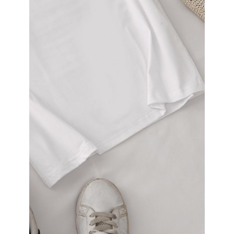 European Size New Women'S Short-Sleeve T-Shirt Top, Casual Sportswear, Soft And Comfortable for All Seasons, Breathable with a Round Neck