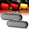 2x Car Truck Trailer DRL LED Light Bar Brake Flowing Turn Signal Stop Tail Strip