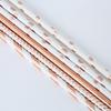 Eco-friendly Biodegradable Striped Paper Straws for Juice Catering