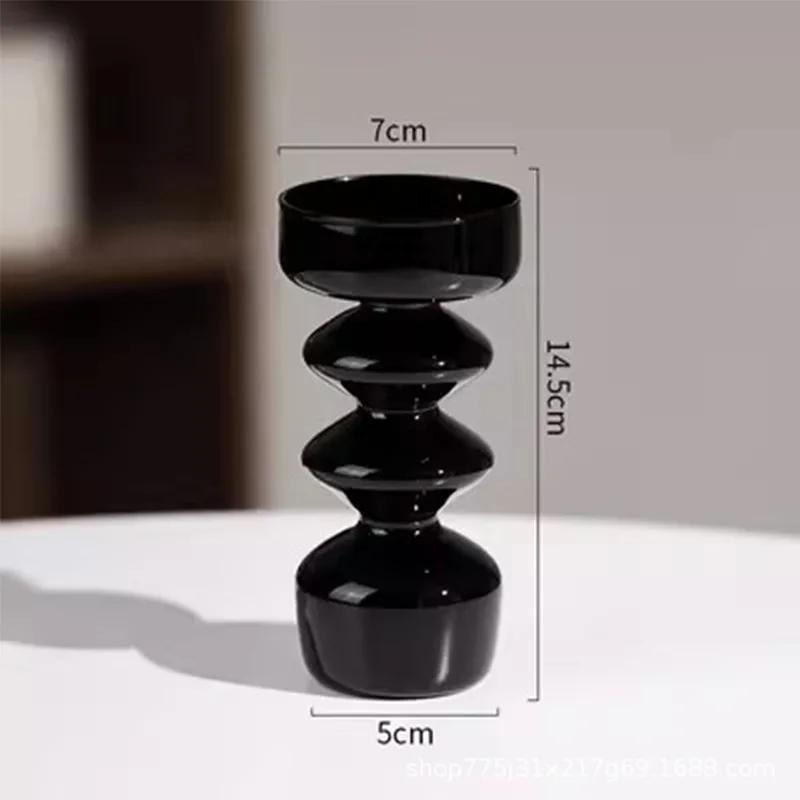 Französische Kerzenständer-Dekoration, romantische Wohnkultur, Kerzenhalter, Hochzeitsdekorationen, Wohnzimmer-Desktop-Dekoration, Glasvase