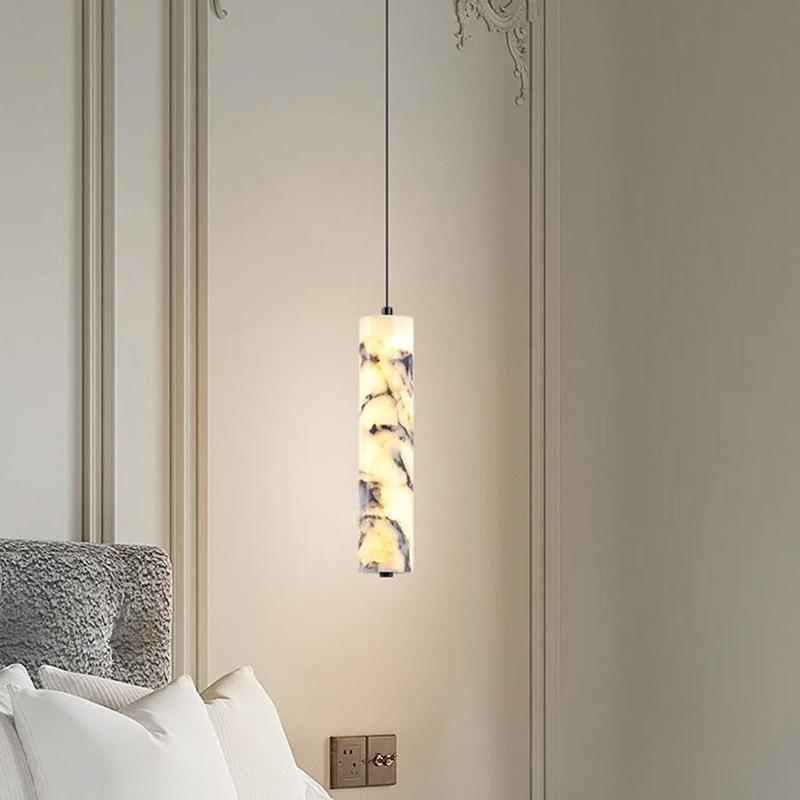 Lux Stone Headboard Ambient Pendant Light for Modern Spaces