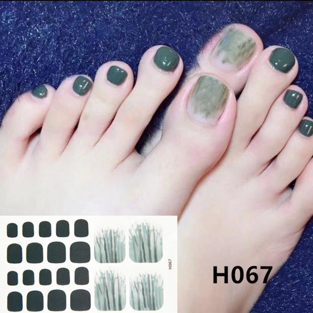 Fake Nails Toenail Sticker 3D Imitation Diamond Manicure Patch Waterproof and Long-lasting Whitening Toenail Sticker Wholesale