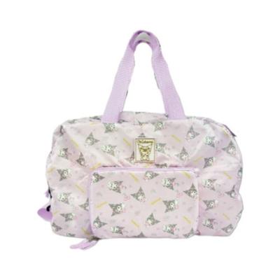 Hatayama Shoji Faltbare Boston Tasche Fruit Hug Kuromi Wenn in H34 x B50 x T24cm Wenn H17 x B25cm 33202838 gebraucht gelagert