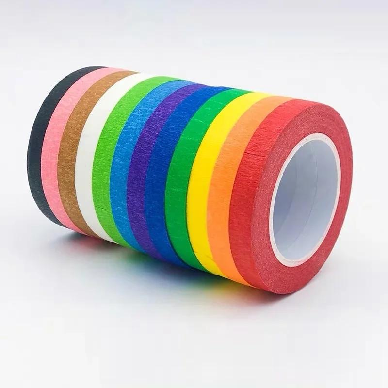 Top Quality Eco Rainbow Masking Tape Set! Painters Tape for Arts, Crafts, DIY, Gift Deco, Classroom Crafts, Scrapbooking
