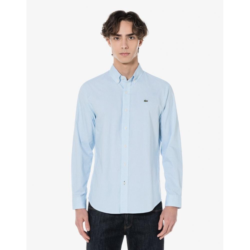 

LacoSte Men S Oxford Stripe Shirt Ch352e 54g L99 038