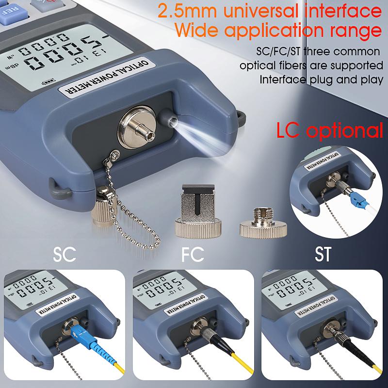 AUA-G710A/G510A FTTH Fiber Optical Power Meter Fiber Optical Cable Tester -70~+10dBm/-50~+26dBm SC/FC Connector