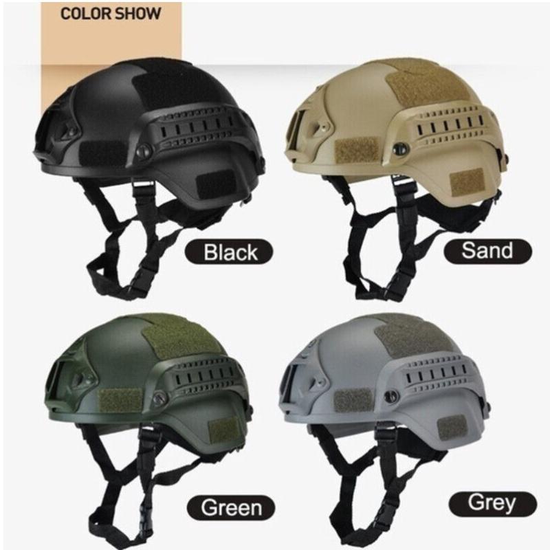 Versatile Tactical Helmet Abs Construction Adjustable Size Perfect For Running Cycling Snow Sports