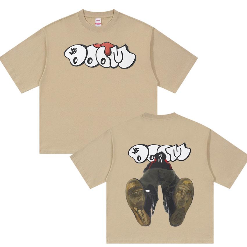 Pánské grafické tričko Rapper MF Doom 2025 Madadvillain Metal Face s krátkým rukávem a letním potiskem ze 100% čisté bavlny